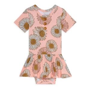 Nwt posh peanut Millie body suit Henley twirl skirt 3-6 months